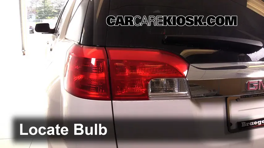 2016 GMC Terrain SLT 3.6L V6 FlexFuel Lights Tail Light (replace bulb)